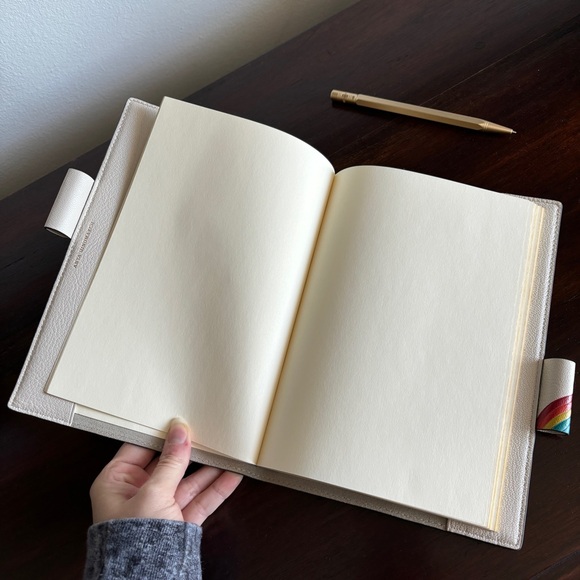 Anya Hindmarch All Over Stickers A5 Journal Plain Notebook Giftable Brand New - Picture 7 of 8